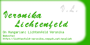 veronika lichtenfeld business card